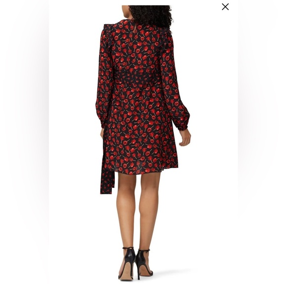 No. 21- Candy Apple Silk Dress. Size Italian 48/US Size 12. - Picture 2 of 9